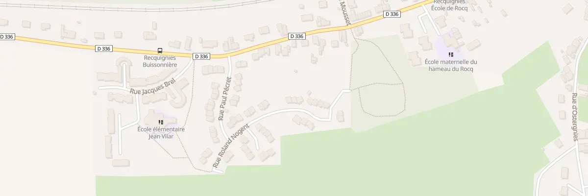 Plan du 16 Rue Roland Nogent à Recquignies