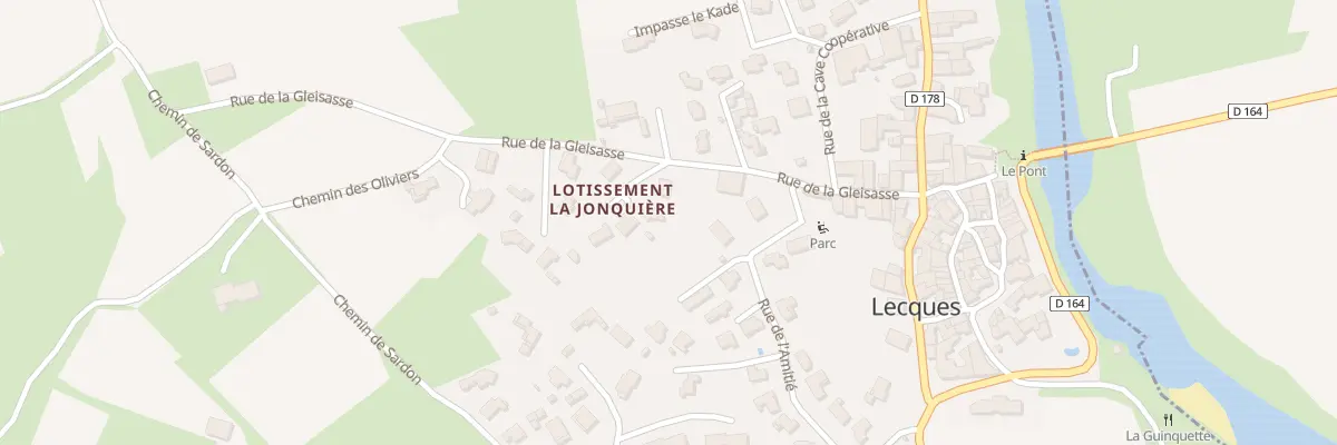 Plan du 35 Imp Les Jonquières à Lecques