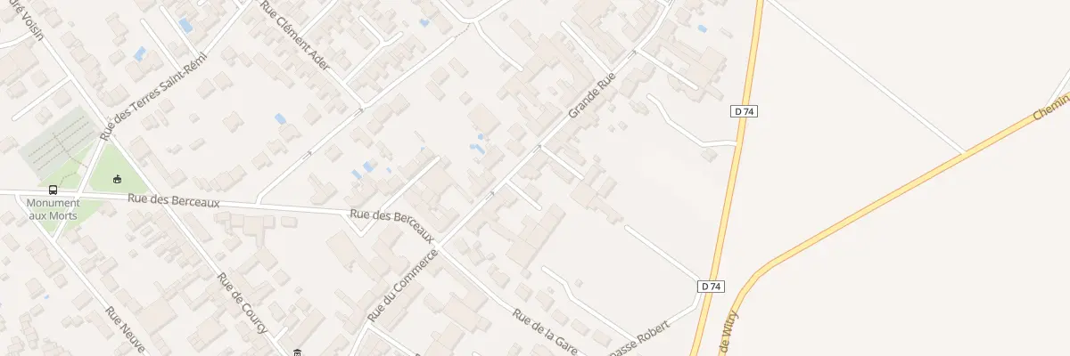 Plan du 12 Gr Grande Rue à Bétheny
