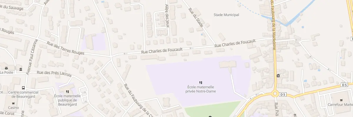 Plan du 19 Rue Charles de Foucauld à Montbrison