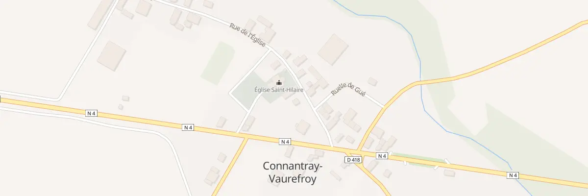 Plan du 3 Rue de l’Eglise à Connantray-Vaurefroy
