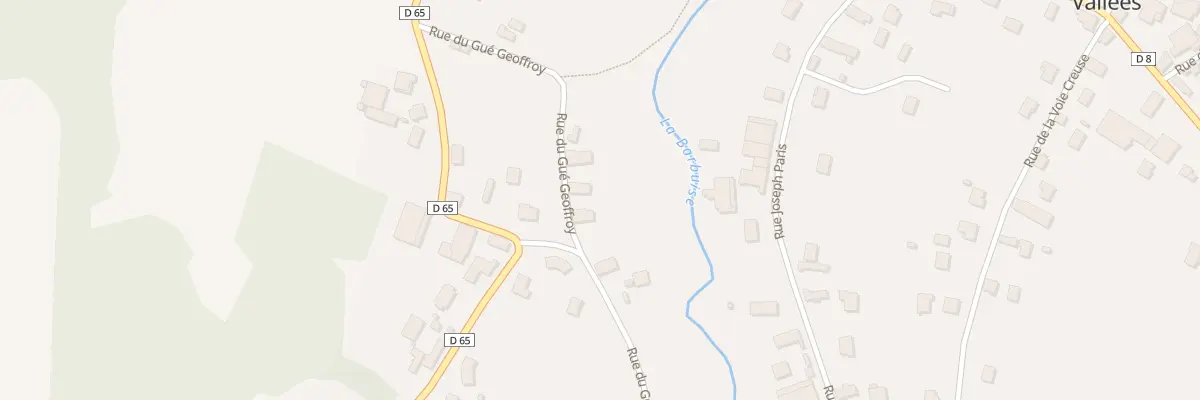 Plan du 15 Rue du Gué Geoffroy à Pouan-les-Vallées