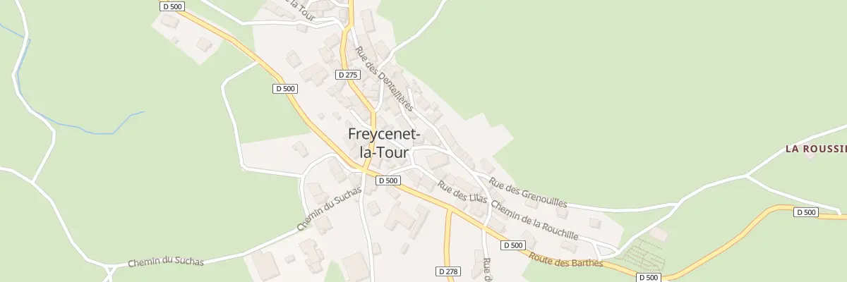 Plan du 13 Pl de l’Eglise à Freycenet-la-Tour