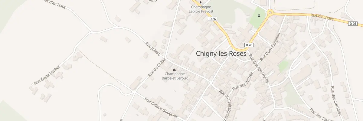 Plan du 8 Rue Jobert à Chigny-les-Roses