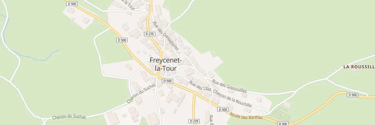 Plan du 17 Pl de l’Eglise à Freycenet-la-Tour