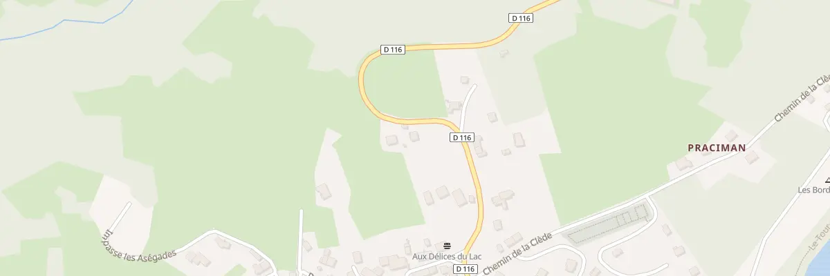 Plan du 5305 Le Village au Lac-d’Issarlès