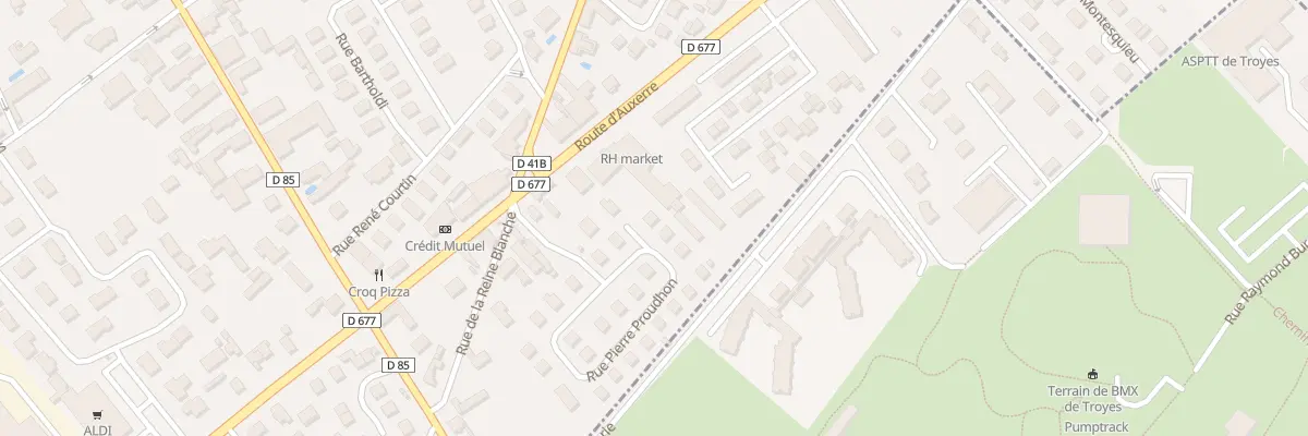 Plan du 40 Rue Proudhon à Saint-André-les-Vergers