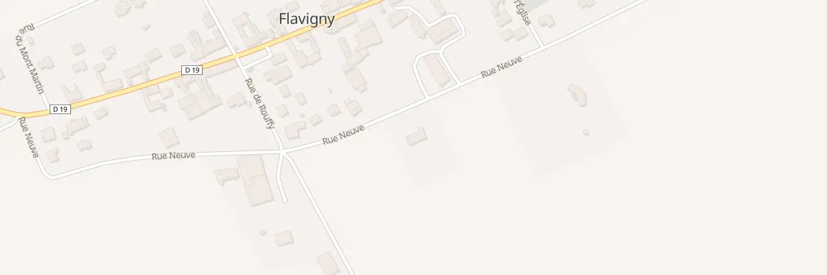 Plan du 58 Rue Neuve à Flavigny