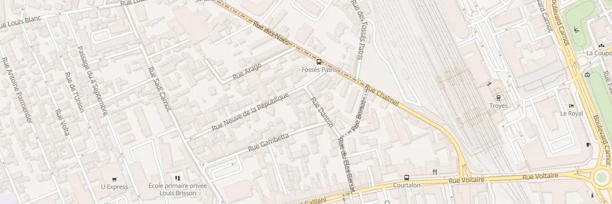 Plan du 7 Rue Danton à Sainte-Savine