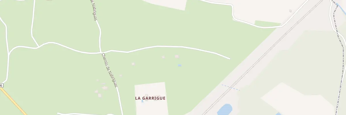 Plan du 5542 Che de Nabrigas à Valergues