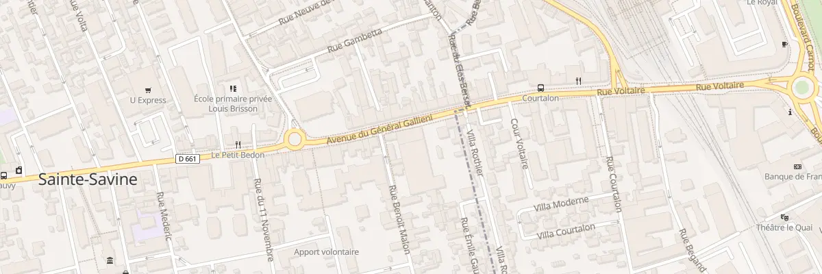 Plan du 7 Av Gen Gallieni à Sainte-Savine