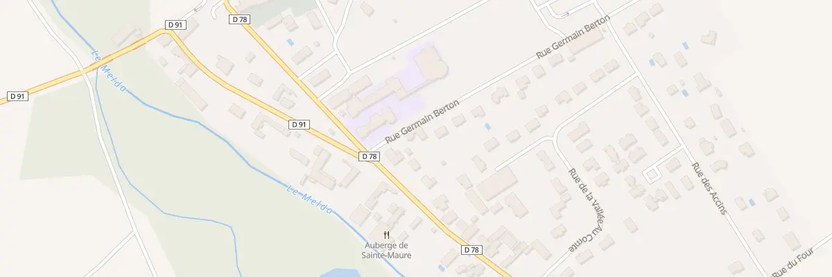 Plan du 2B Rue Germain Berton à Sainte-Maure