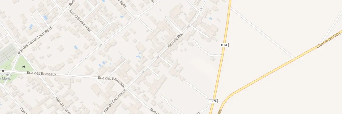 Plan du 18 Gr Grande Rue à Bétheny