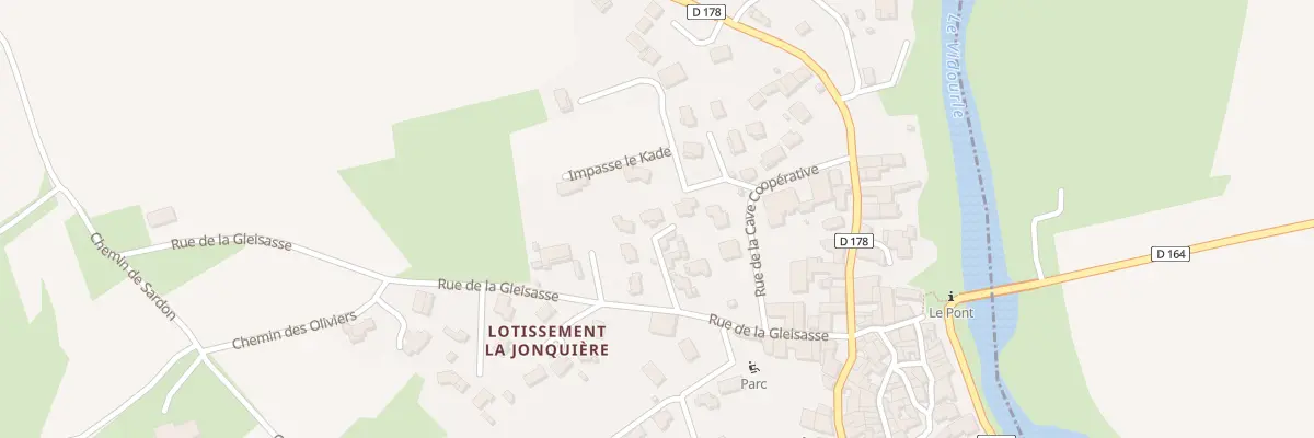Plan du 59 Imp de la Gleisasse à Lecques