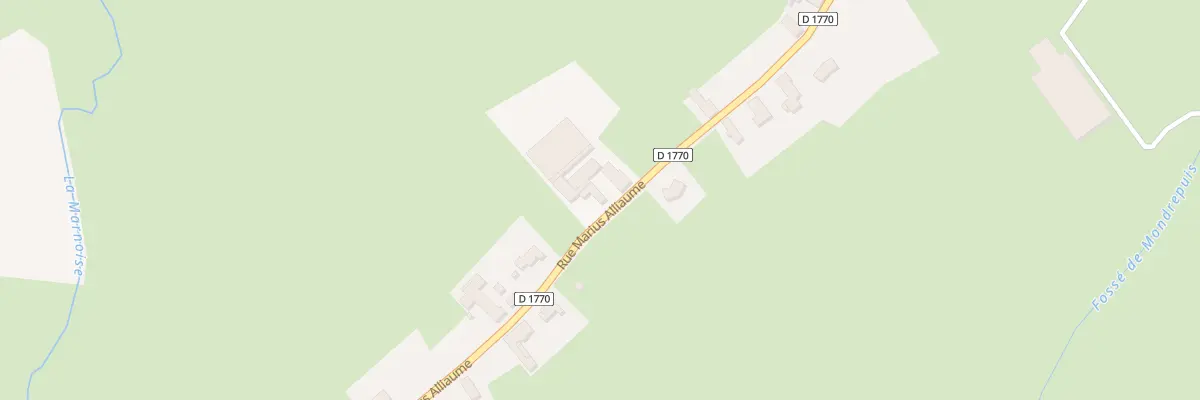 Plan du 25 Rue Marius Alliaume à Mondrepuis