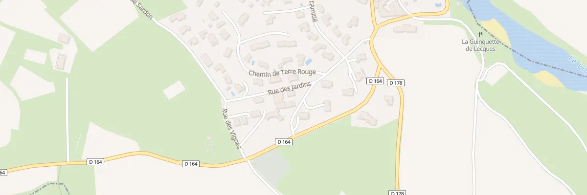 Plan du 39 Rue des Jardins à Lecques