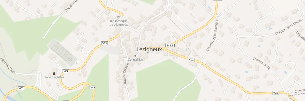 Plan du 20 Rue Louis Perrin à Lézigneux