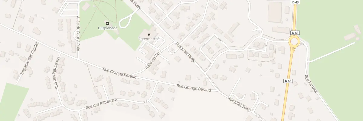 Plan du 325 Rue Jules Ferry à Commelle-Vernay