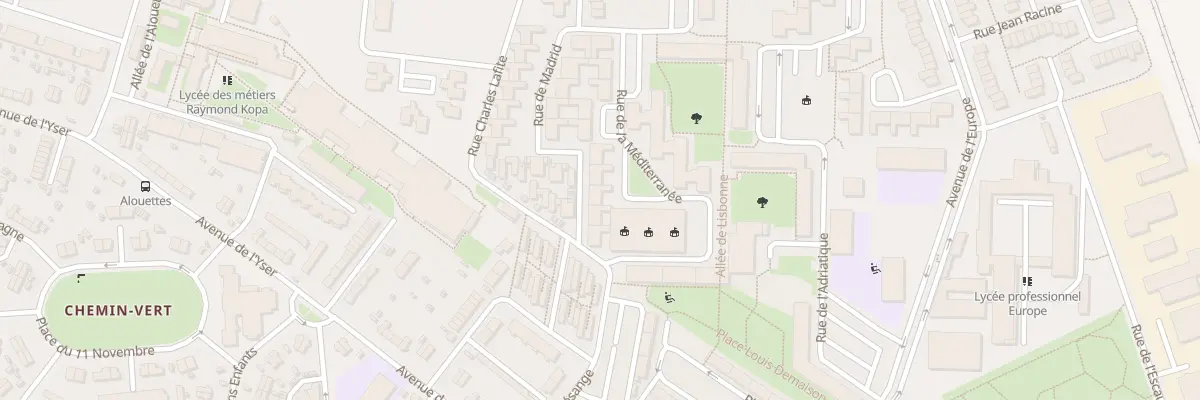 Plan du 41 Rue de Madrid à Reims