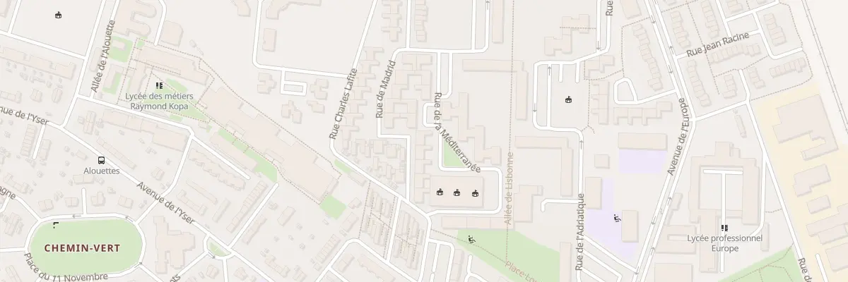 Plan du 37 Rue de Madrid à Reims