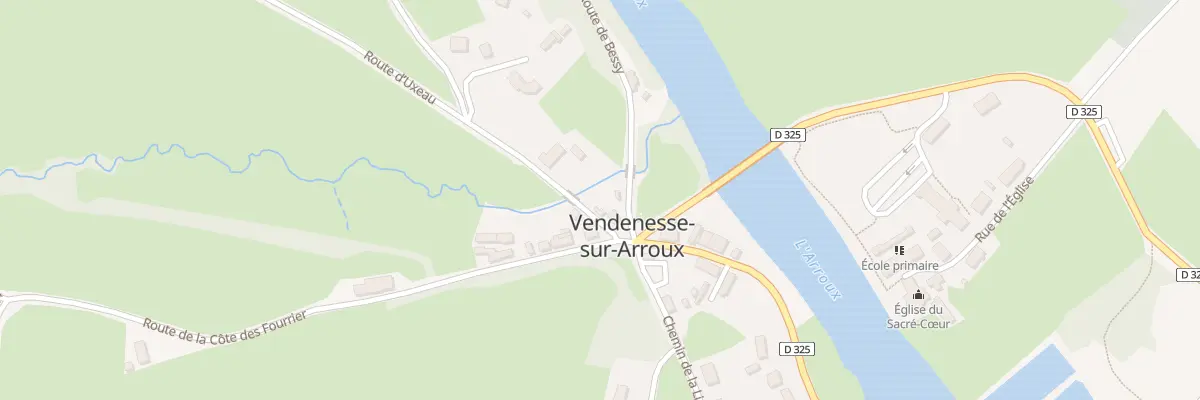 Plan du 5 Rte de Bessy à Vendenesse-sur-Arroux