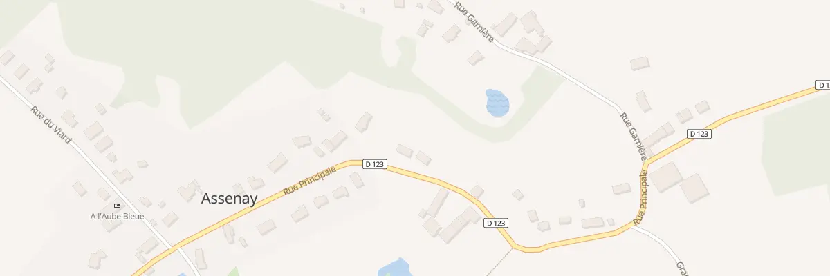 Plan du 23 Rue Principale à Assenay