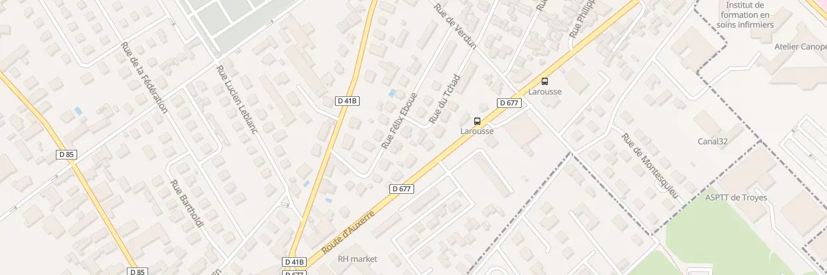 Plan du 7 Rue du Tchad à Saint-André-les-Vergers
