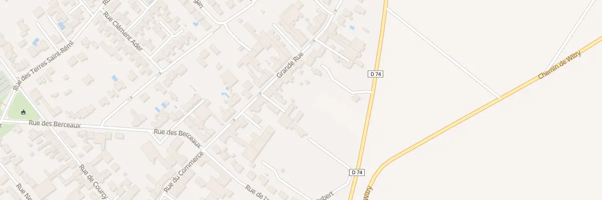 Plan du 20 Gr Grande Rue à Bétheny