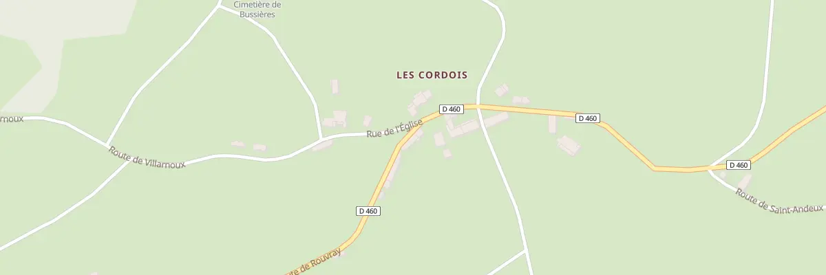 Plan du 49 Cordois à Bussières