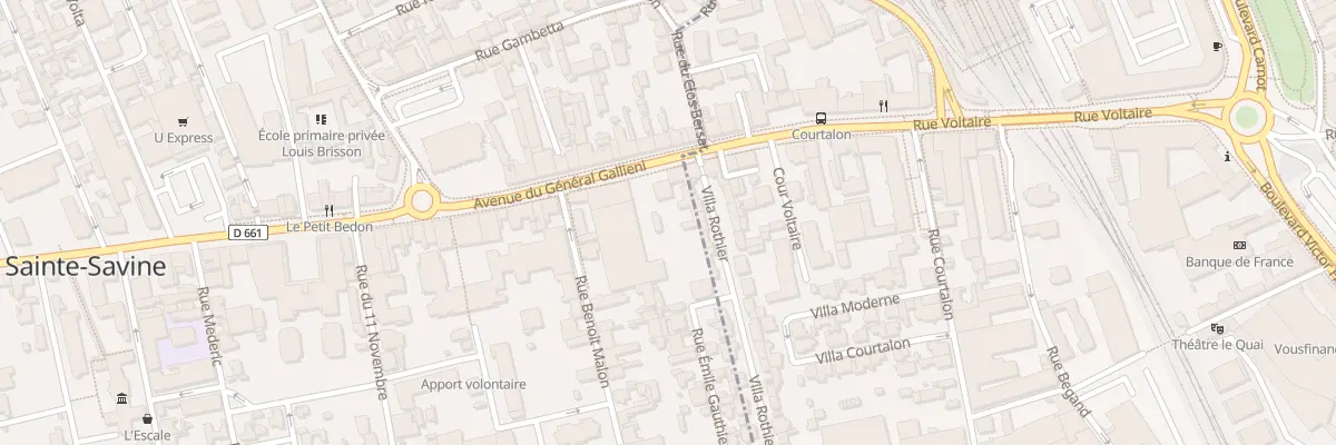 Plan du 3 Av Gen Gallieni à Sainte-Savine