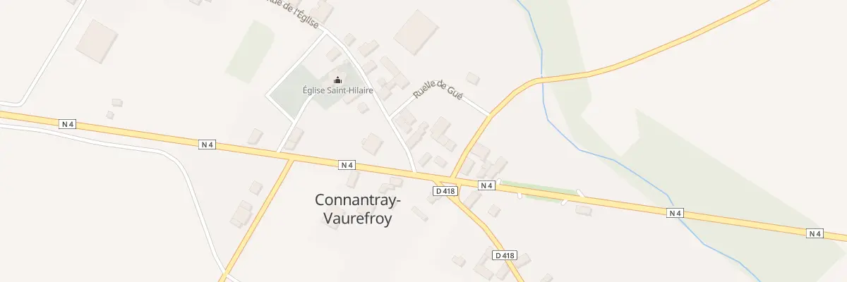 Plan du 2 Rue de l’Eglise à Connantray-Vaurefroy