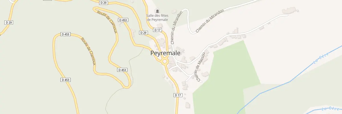Plan du 5039 Le Claux à Peyremale