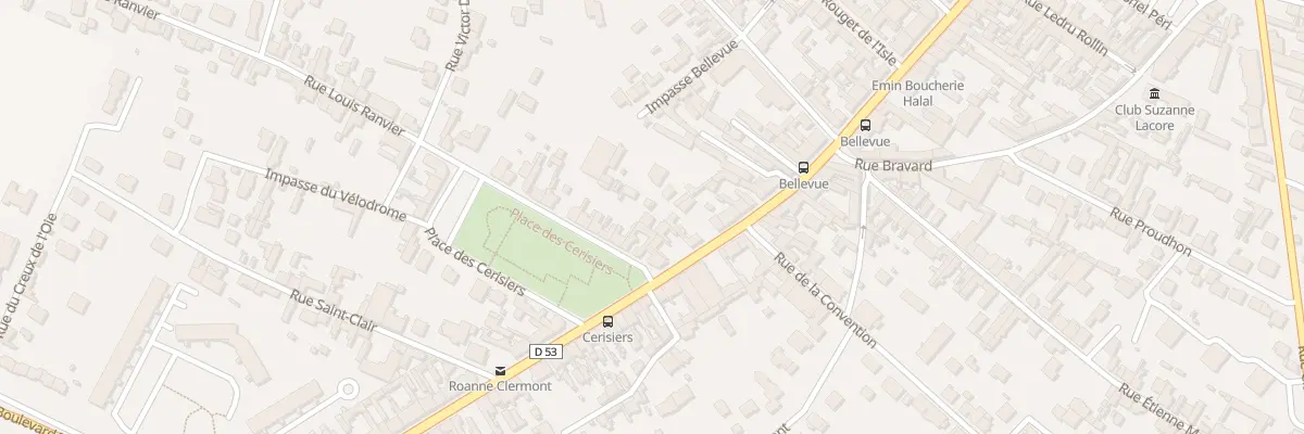 Plan du 86B Rue de Clermont à Roanne