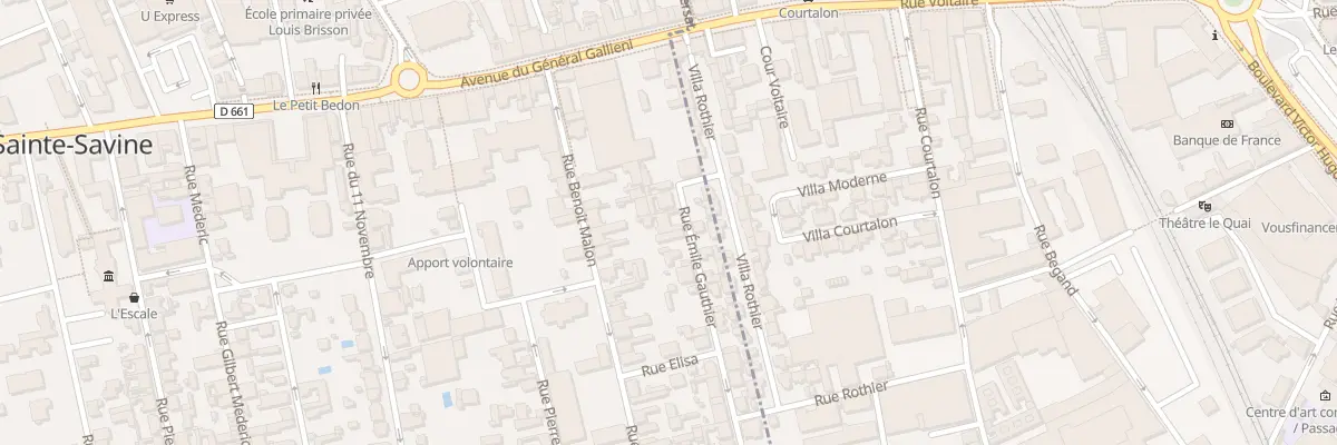 Plan du 8 Rue Emile Gauthier à Sainte-Savine