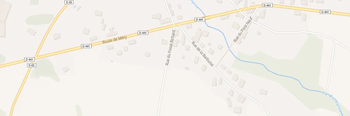 Plan du 1 Rue du Fosse Richard à Pouan-les-Vallées