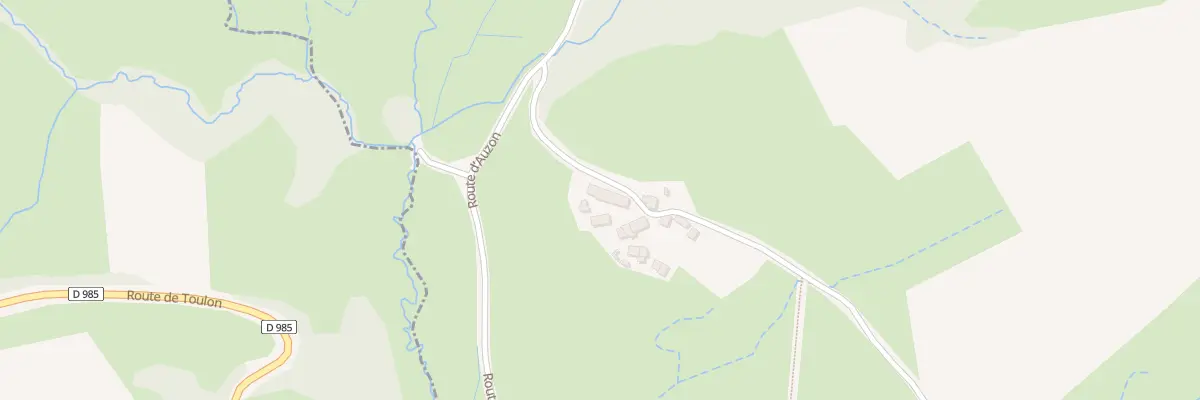 Plan du 1036 Rte d’Auzon à Montmort