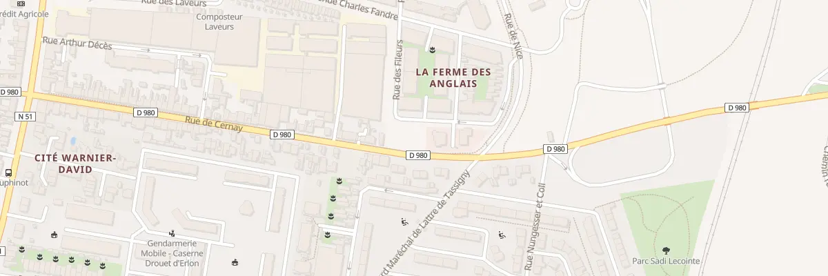 Plan du 277 Rue de Cernay à Reims