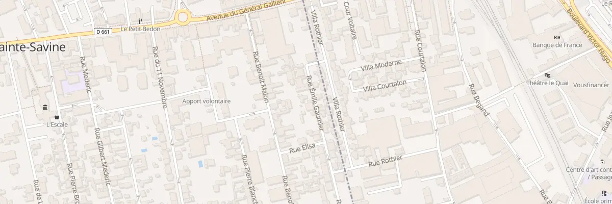 Plan du 10B Rue Emile Gauthier à Sainte-Savine