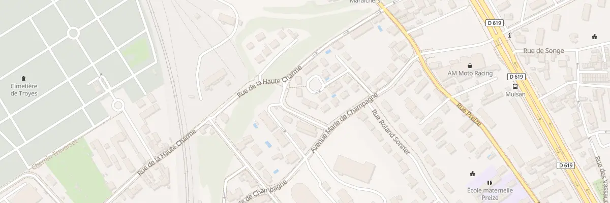 Plan du 13 Rue Henri Vincenot à Troyes