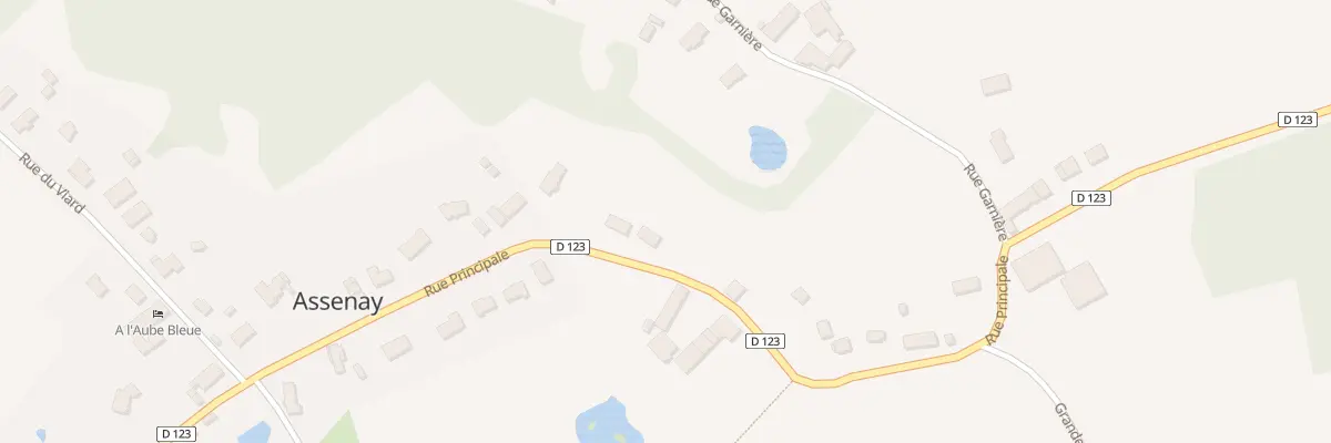 Plan du 25 Rue Principale à Assenay