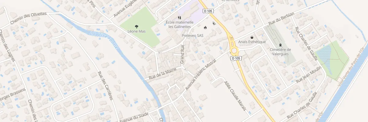 Plan du 3 Gr Grand Rue à Valergues
