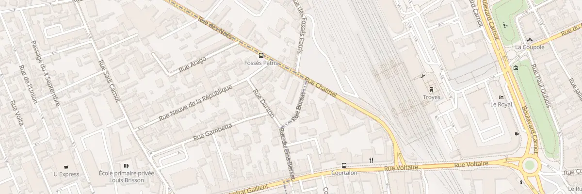 Plan du 1 Rue des Noes à Luyères