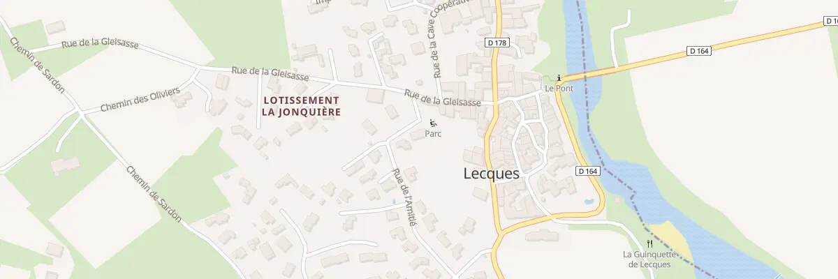 Plan du 33 Rue de l’Amitie à Lecques
