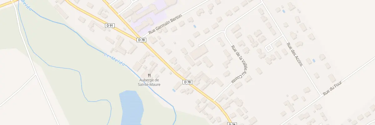 Plan du 114 Rte de Méry à Sainte-Maure