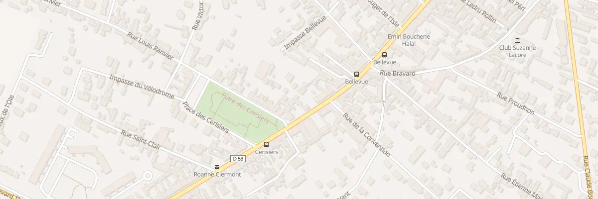Plan du 88B Rue de Clermont à Roanne