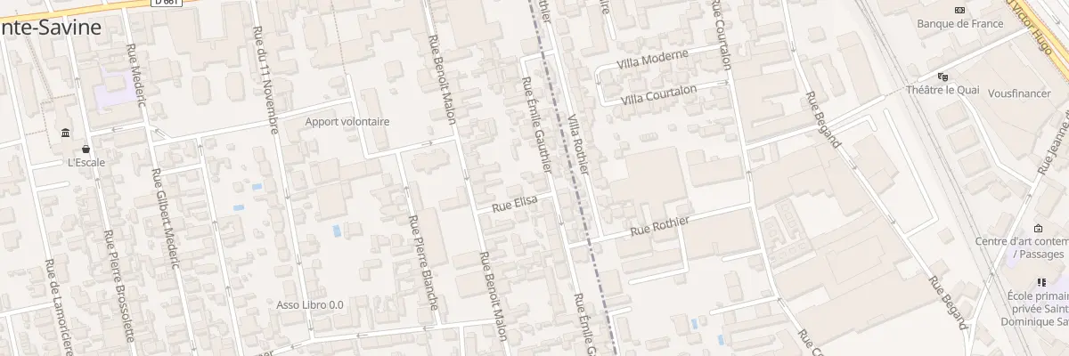 Plan du 16 Rue Emile Gauthier à Sainte-Savine
