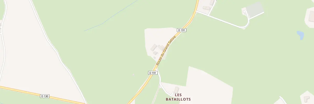Plan du 233 Rte du Grand Selore à Versaugues