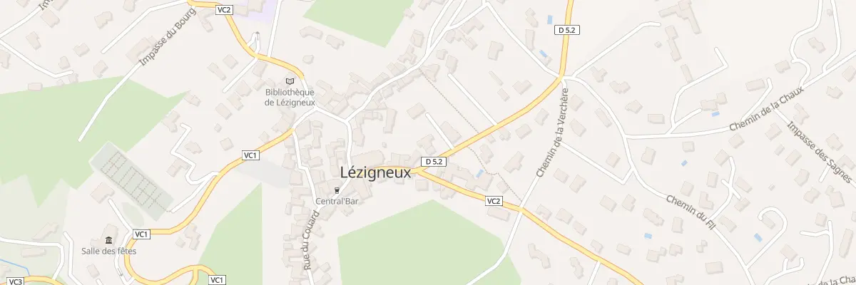 Plan du 3A Rte de Montbrison à Lézigneux