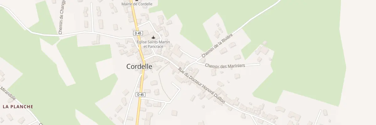 Plan du 21 Che de la Rivière à Cordelle