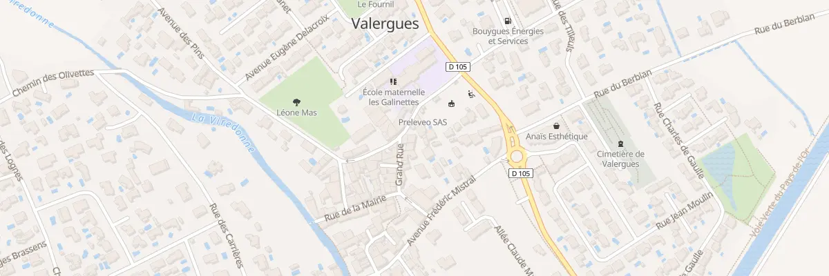 Plan du 100 Av Charles de Tourtoulon à Valergues